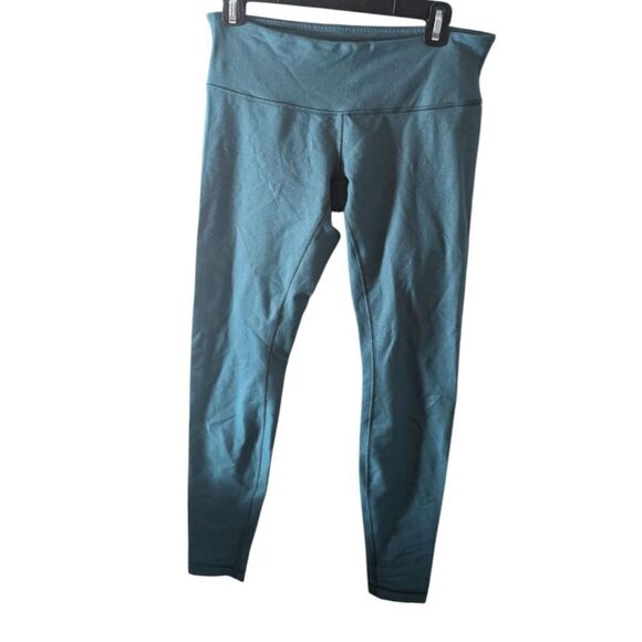 LULULEMON ATHLETICA Wunder Under Pant III In Deep Green Size 8 - Picture 4 of 5